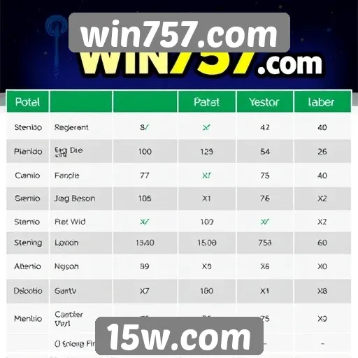 Comparativo de jogos disponíveis na plataforma win757.com